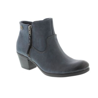 Earth Spirit Navy Navy 'Montgomery' ladies ankle boots